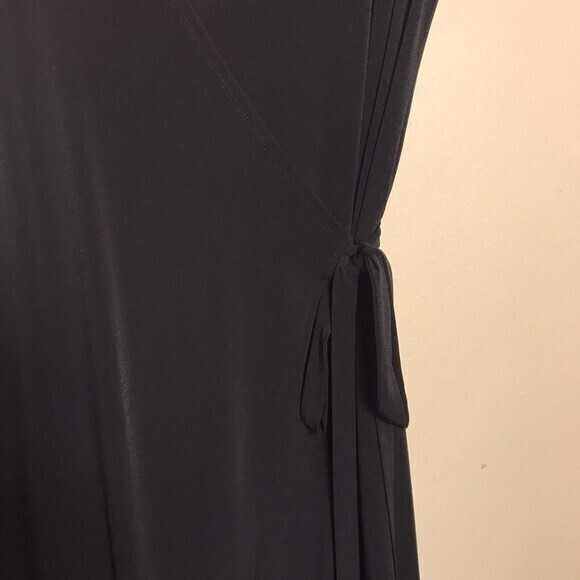 Vintage Alfani Woman's Black Wrap Dress NWT Size 1X - Picture 4 of 7